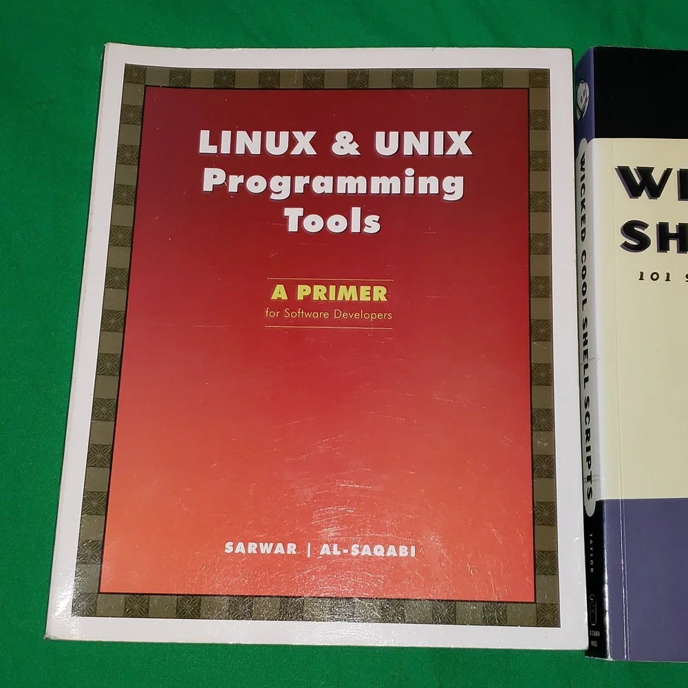 Linux & Unix Programming Tools and Wicked Cool Shell Scripts Paper Back Books - Picture 2 of 9